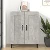 812145 vidaXL Buffet Concrete Grey 69.5x34x90 Cm Engineered Wood