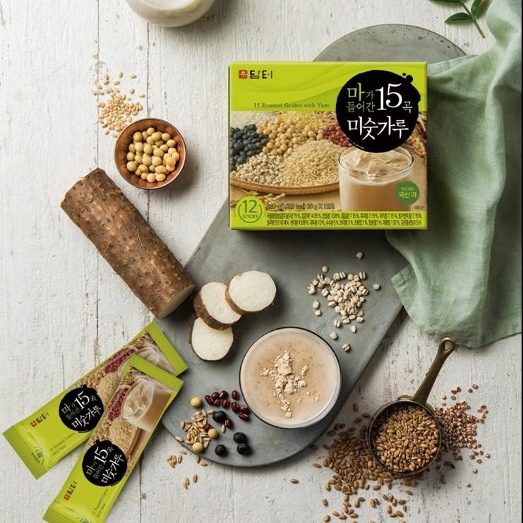 [Damteo] 15-зерновой мисуткару с китайским ямсом/черными бобами/гранолой/суперфудами, корейский незаменимый продукт для здоровья