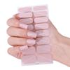 French Tip Gels Nail Strips Glittering Gels Nail Sticker Lovely Nail Polish Strips Gels Nail Wrap Nail Art Sticker