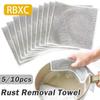 5/10/20/50pcs Kitchen Magic Cleaning Rag Metal Steel Wire Cleaning Rag Double Layer Non-Stick Oil Oil Iron Washcloth Dishcloth