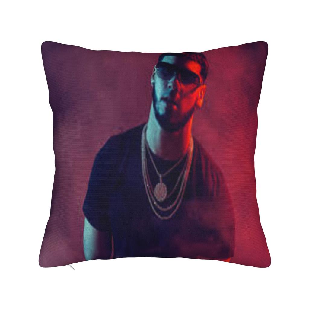 Home Decor Real Hasta La Muerte Pillowcases Accessories Real Until Death Anuel AA Merchandise Pillow Cover Square Multiple Sizes