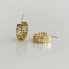 August Harmony Small Unroutine Hoop Earring / 3color