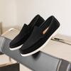 Men Flat Loafers 2025 Frosted Suede Flat Shoes Comfortable Non Slip Loafers Lightweight Trendy Outdoor Casual Shoes