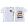 Skateboard Pattern Design Children's Top Summer Short Sleeved Cotton Casual Comfortable Top