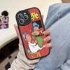 Classic P-Popeye Comics Animation Phone Case For IPhone 16 15 14 13 12 11 Pro Max Plus Shockproof Leather Cover