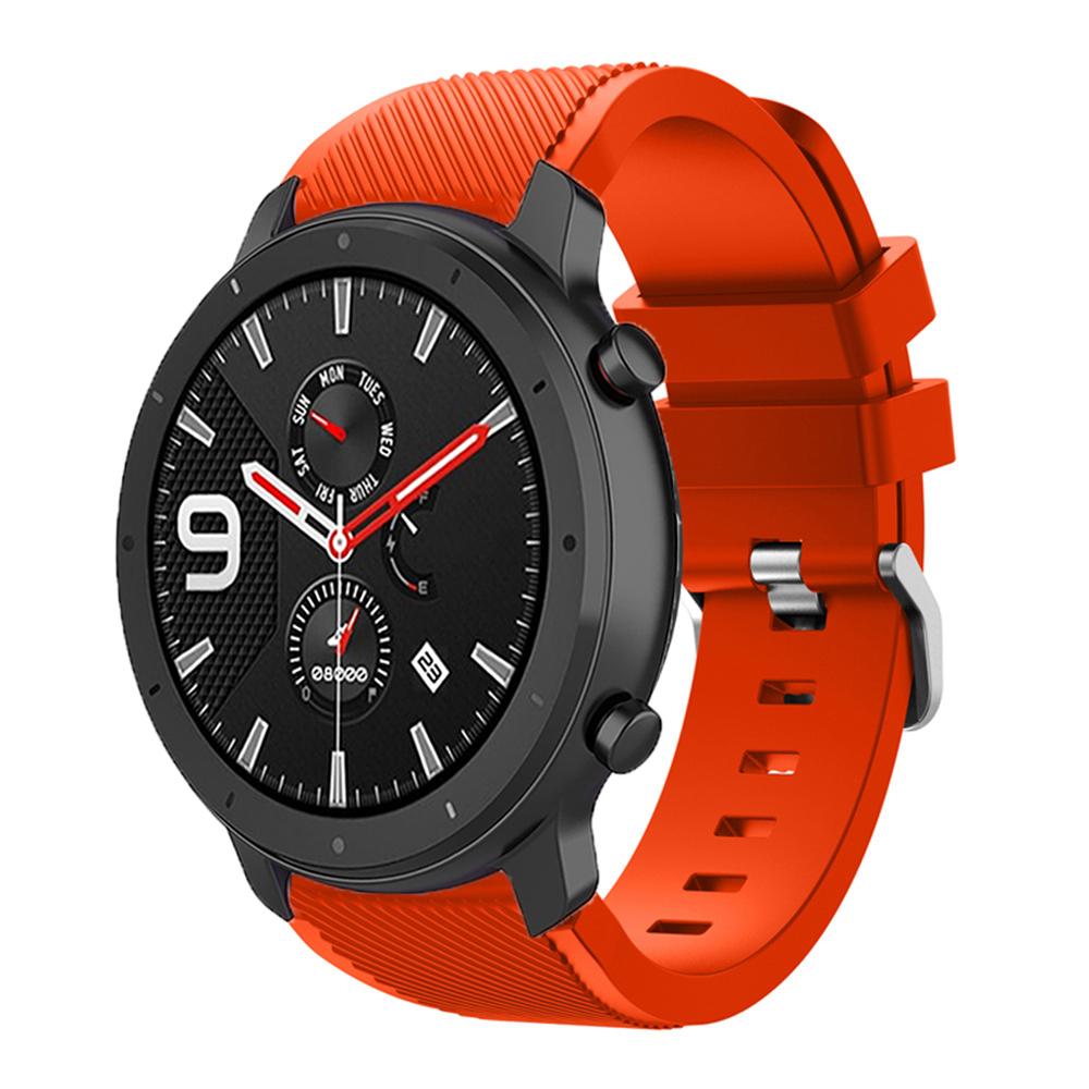 22-мм силиконовый ремешок для Amazfit Balance 2 1/GTR 47 мм/GTR 4 3pro/Bip 6 5 Спортивный браслет Ремешок для Amazfit Stratos 2 3/Pace