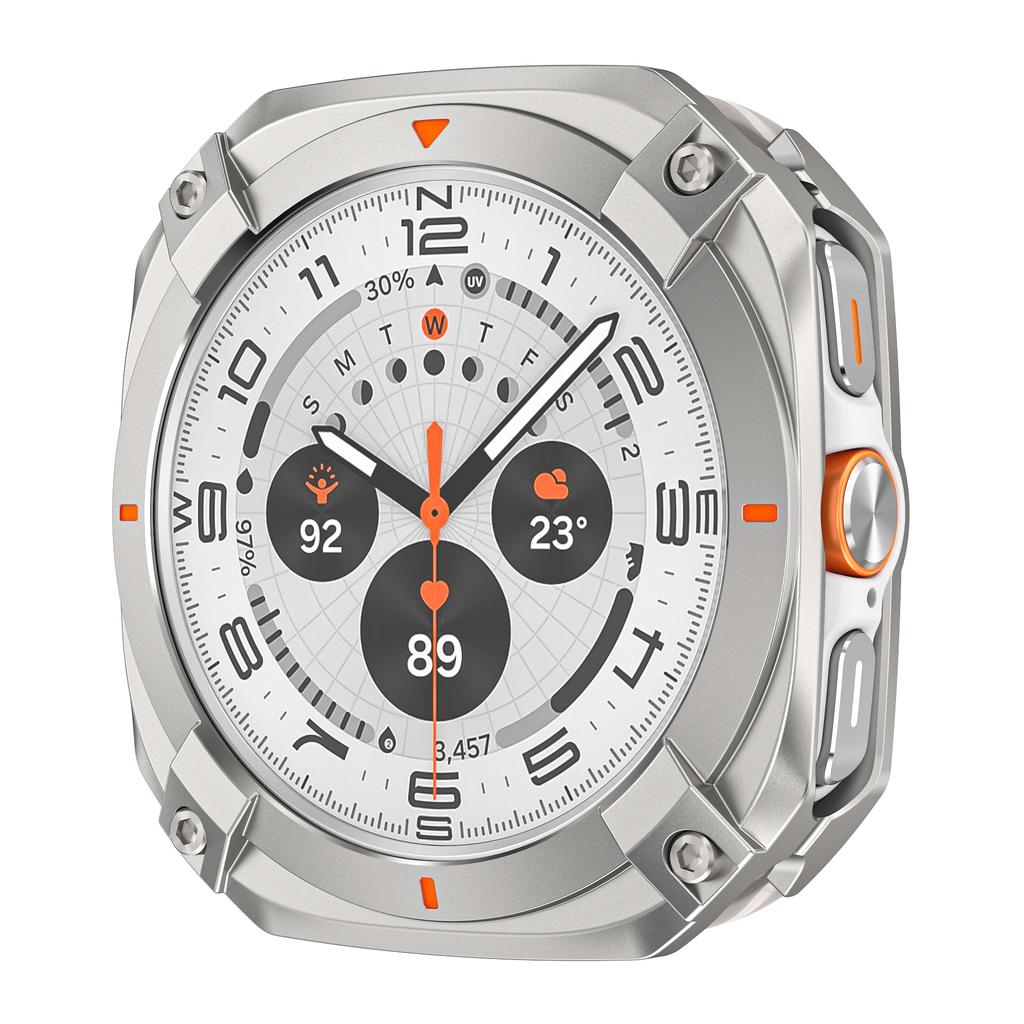 Metal Protective Case For Samsung Galaxy Watch Ultra 47mm NO Screen Film Hard Cover For Galaxy Watch 7 Ultra Bumper Accessories