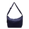 Solid Color Simple Casual Cotton Bag Large Capacity Texture Versatile Shoulder Bag Korean Version Messenger Tote Bag