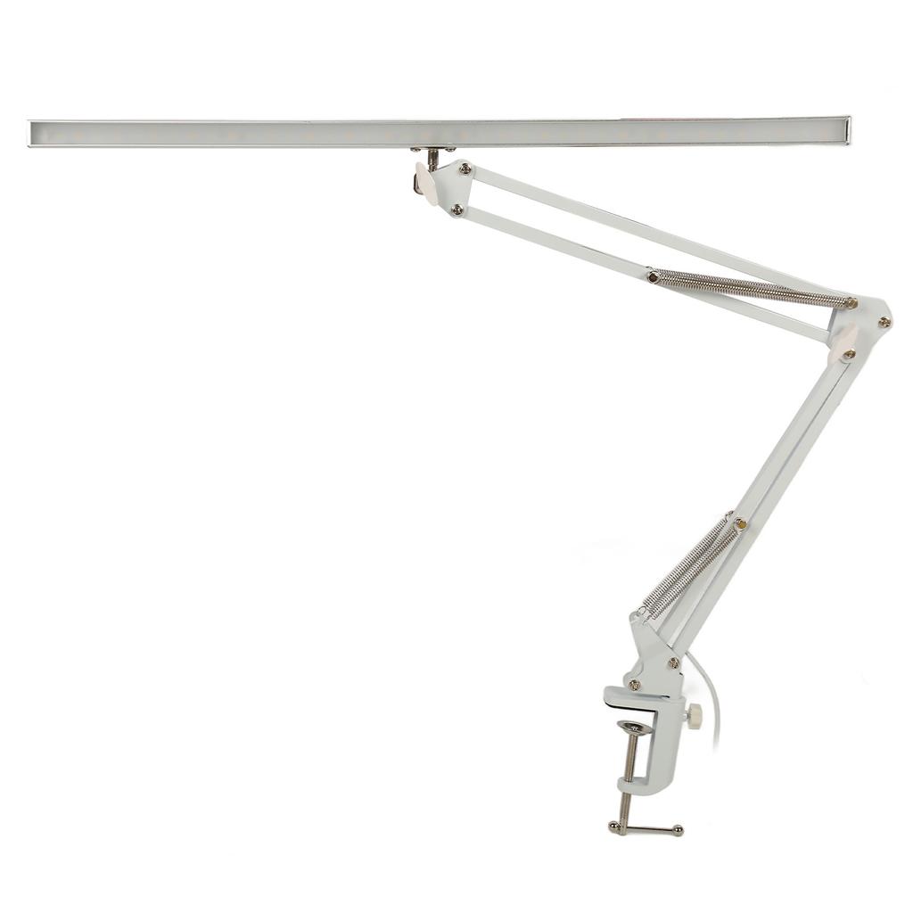 LED Buty Lamp with Clamp Clip On Desk Lighting Swing Arm Brightness Salon Lamp for Makeup Tattoo Eyebrow Rding