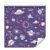Wallpaper Spaceships Stars and UFOs for the Living Room and Bedroom 50x1000