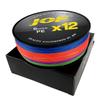 JOF X12 Улучшенная плетеная леска Суперпрочная 12-жильная мультифиламентная леска PE 100M 300M 500M 25LB 30LB 39LB 50LB 65LB 92LB