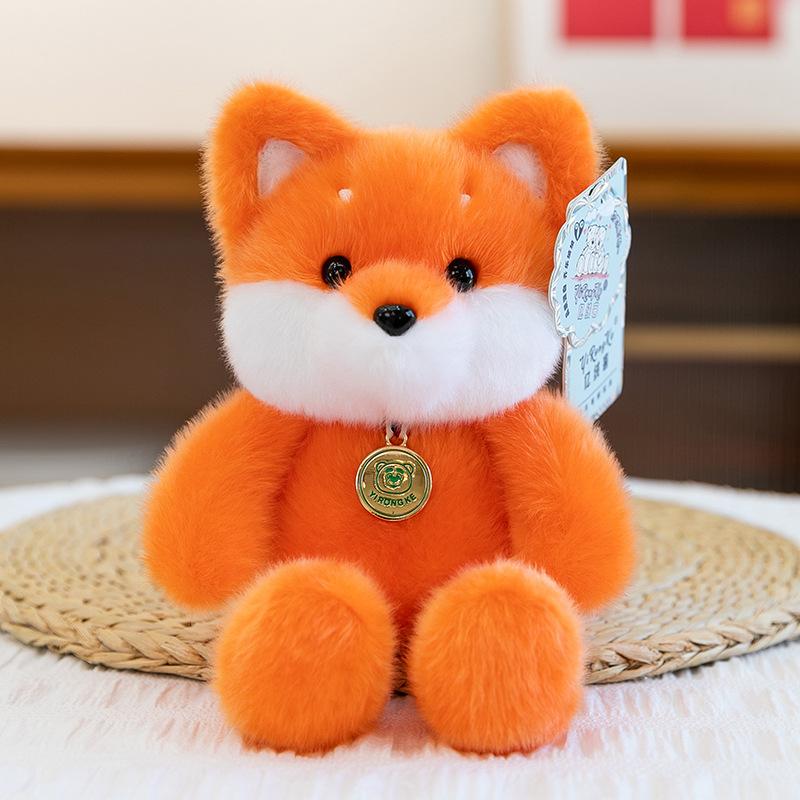 Cute jumping little animal doll panda rabbit cat bear doll palm treasure plush toy long leg doll