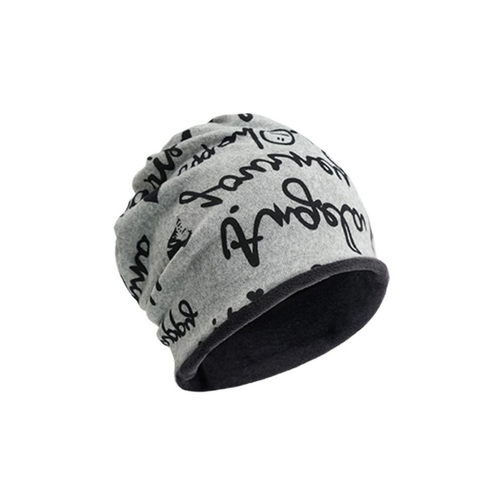 Fleece Lined Cover Head Cap Soft Plush Winter Knitted Hat Fashion Beanies Bonnet  for Women