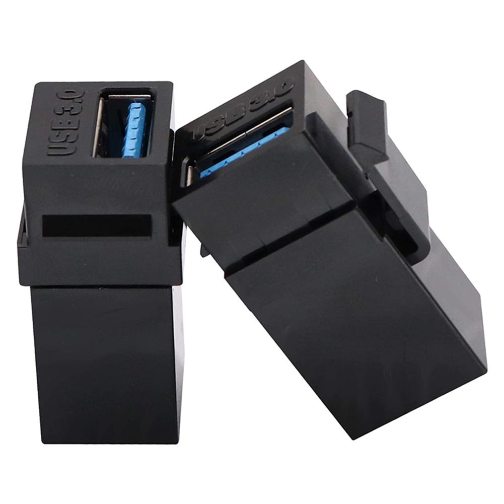 Вставки Keystone Jack USB 3.0 для подключения оборудования с USB-портом Адаптер USB на USB Простая установка Вставка-соединитель Female