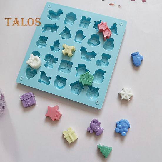 Форма для шоколада, пищевая выпечка, без запаха, прочная Рождественская елка, форма для десерта, торта, кухонный инструмент для кондитерских изделий для вечеринки