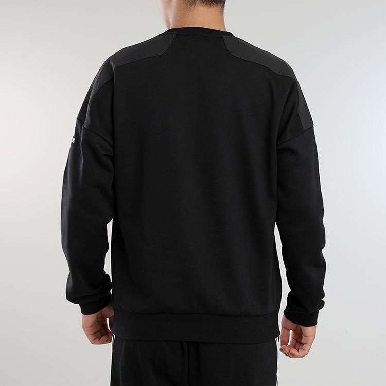 Adidas Sweatshirts Men's Black Crew Neck Moderate Regular GF0032