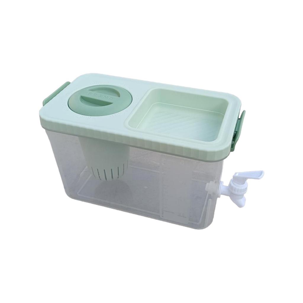 4L Cold Beverage Dispenser with Spigot, Juice Container for Home and Outdoor Use