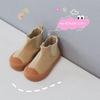 2024 Autumn/Winter High Top Canvas Children's Boots with Soft Cotton Sole