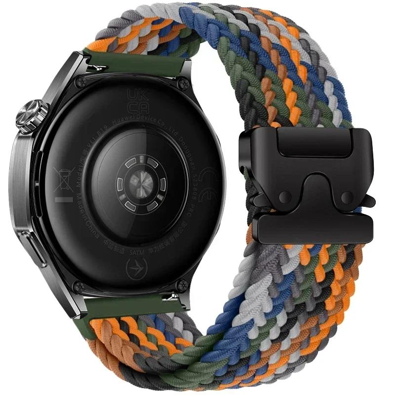 Плетеный браслет Solo Loop Для Huawei Watch GT5/4/3Pro 46 мм 4/3 Pro Huawei Ultimate Band Для Amazfit Balance GTR 4/3/2 47 мм