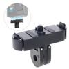 Quick Attach Magnetic Base For 13 Action Camera with Secure Two Claw Designing and Universal 1/4Inch Screw Fixation