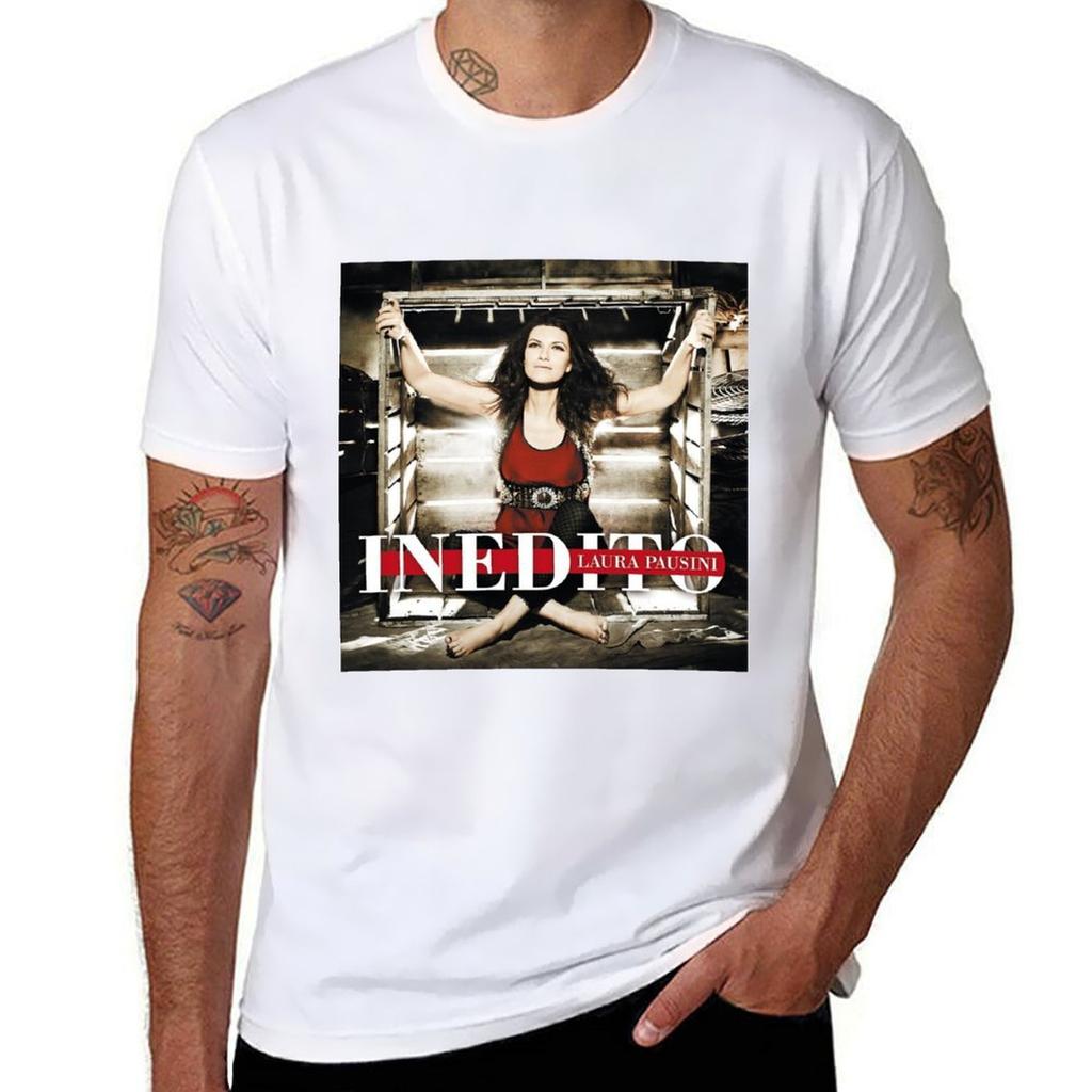 Laura Pausini inedito T-Shirt Modern Style Print T-Shirt