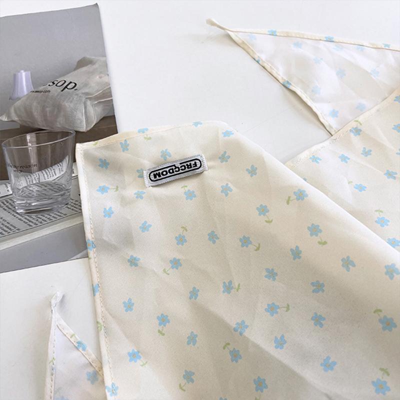 Японские свежие цветочные принты на ремне, головные платки, шапки для женщин, весна и лето, путешествия, универсальные солнцезащитные шляпы