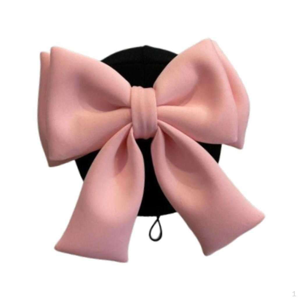 Чехол для лыжного шлема, подходит всем, шапка, милый бант, вязаная шапочка для катания на коньках, велоспорта, сноуборда, забавная