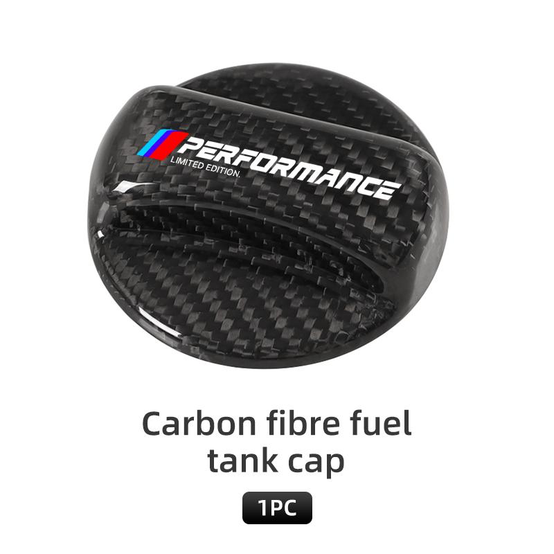 BAGE7 2026 Car Sticker Real Carbon Fiber Gas Fuel Tank Cover Oil Filler Dustproof Cap For BMW Performance F11 G11 F10 F30 G08 G28 G20