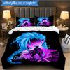 Fantasy Warrior Jing 3pcs K-pop music group Bedding set,Ideal for Bedroom, Dormitory,Including Duvet Cover And 2pcs Pillowcases,Fan gifts