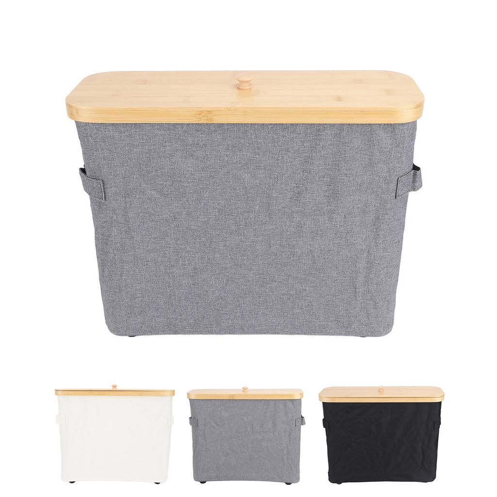 Корзина для хранения туалетной бумаги с крышкой и ручкой, складная, напольная, легкая сборка, контейнер для туалетной бумаги B