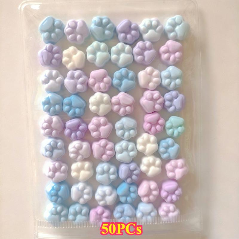 50/100 шт. Мини-игрушка «Кошачья лапка» Squishy Силиконовая Милая Мягкая Цветная Кошачья Лапка Hi Снятие Стресса Squishy Игрушка-антистресс