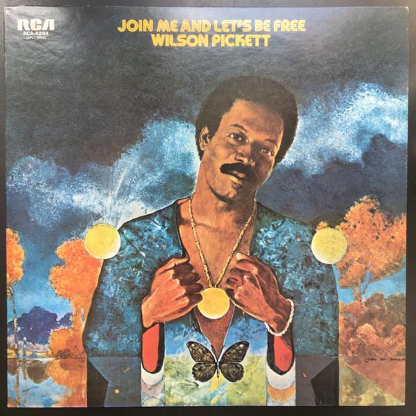 LP Record WILSON PICKETT Join Me And Lets Be Free RCA6294PROMO RCA 1975 Japan SoulFunk Used