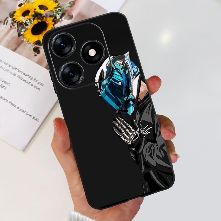Чехол для телефона Tecno Spark 10 10c 10 Pro Spark10 KI5k KI5m KI5q KI7 Задняя крышка Мягкий прозрачный ТПУ Тонкий Funda Дракон Астронавт