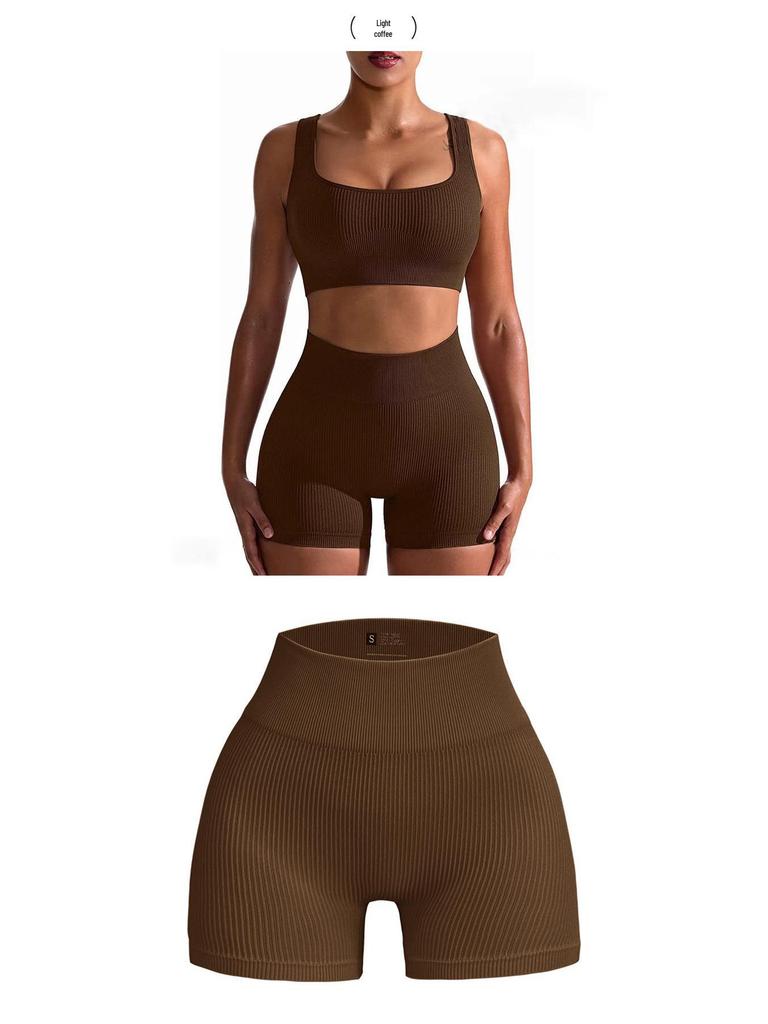 Women's High-Waisted Yoga Running Shorts - Quick-Dry, Hip-Lifting Fitness Wear