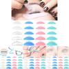 Premium Silicone Eyelash Curling Accessories Five Pair Pack With Colorful Pads For Enhanced Lash Styling