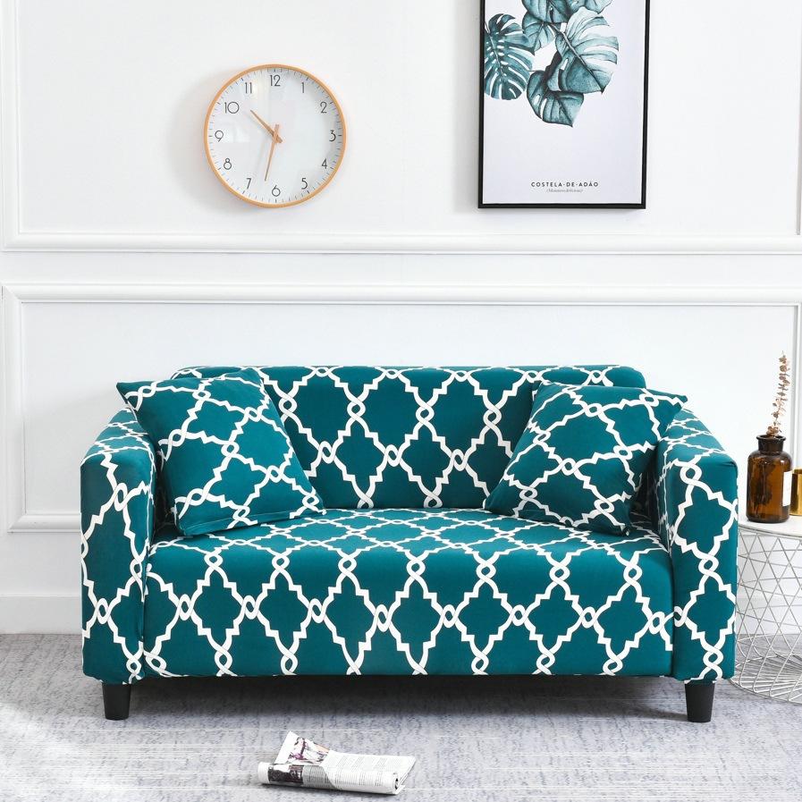 Эластичный чехол для дивана, универсальный нескользящий трехместный чехол для дивана, тканевый чехол для дивана, полотенце, полностью покрытый бытовой пылезащитный чехол