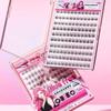 100/120 Clusters Self Adhesive Diy Lash Extension Kit Long-Lasting Lash Clusters No Glue Needed Lashes Cluster Kit Reusable