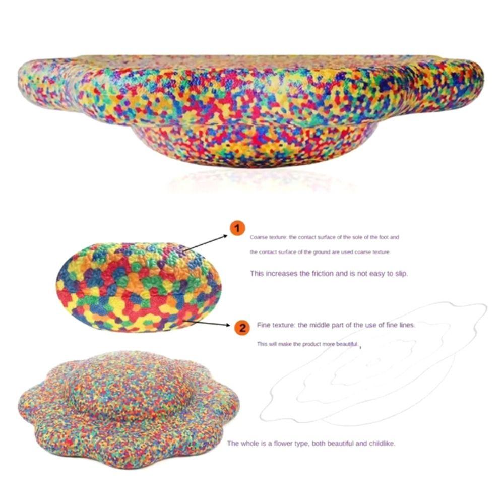 Тренировка равновесия Цветочная балансировочная доска Противоскользящая детская игрушка Интересные занятия для родителей и детей Главная