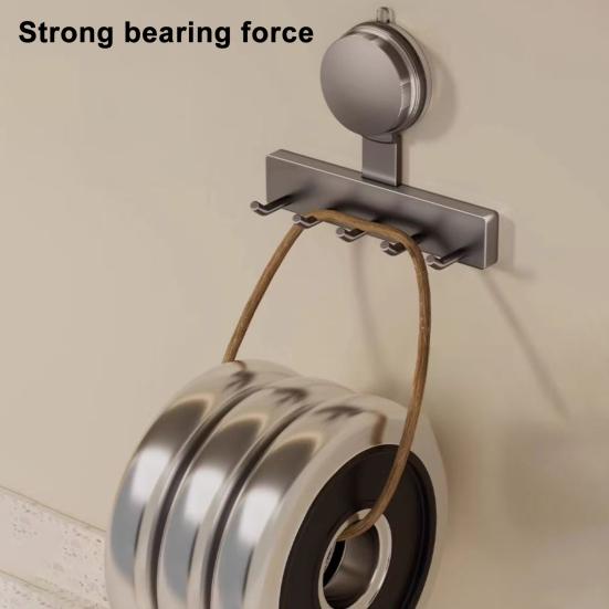 Крючки на присосках Сильные несущие Простая установка Настенная полка для хранения в ванной комнате без сверления Вешалка для пальто и полотенец