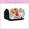 Pattern One Piece Double Layer Flip Cover Student Stationery Storage Bag Pencil