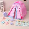 Dollhouse Miniature Camping Set - 1/12 Tent Setup for Outdoor Picnic Pretend Play Toys