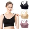 Женское спортивное нижнее белье с красивой спиной, дышащая сетка, не стальное кольцо, регулируемое нижнее белье, анти-обвисающий бюстгальтер для йоги, сна и фитнеса