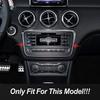 Консоль CD Панель Рамка Украшения Узор Карбон Отделка Для Mercedes Benz A Класс W176 GLA X156 CLA C117 2013-2018 Автомобильные Аксессуары