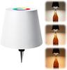 Wireless Bottle Lamp Rechargeable Touch Control Table Lamp Dimming LED Wine Bottle Base Bar Dining Mushroom Lamp Holder Decor