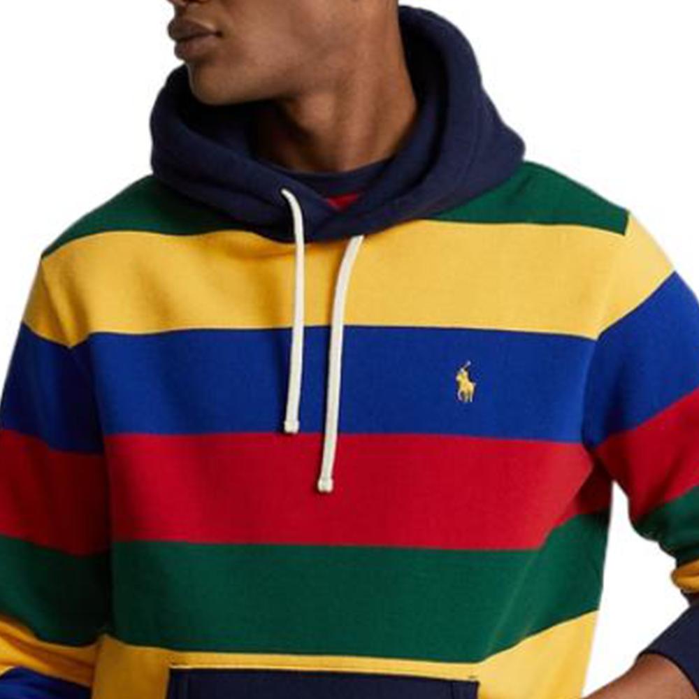 Polo Ralph Lauren SS22 Свитшот с полосатым принтом мужской Свитшот многоцветный MNPOKNI16822124