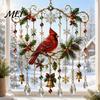 Outdoor Hanging Ornaments for Backyard Christmas Wind Chime, Acrylic Sun Catcher Garden Patio Chimes Decor, Yard Art with Soothing Melodies,
