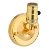 Vintage Light Holder E27 Wall Lamp with Switch for Home Use and Decoration 220V Gold