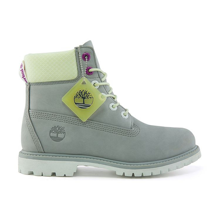 Timberland 6 Inch Outdoor Casual Short Martin Boots Wide Version Women Boots Gray A2HWUW