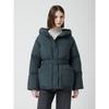 Cc Collect. Unisex Hoodie Belted Half Down C254psg805