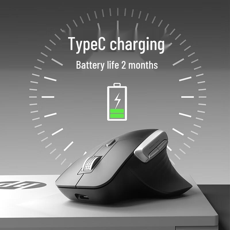 HP Professor1 Silent Multi-Mode Ergonomic Wireless Mouse